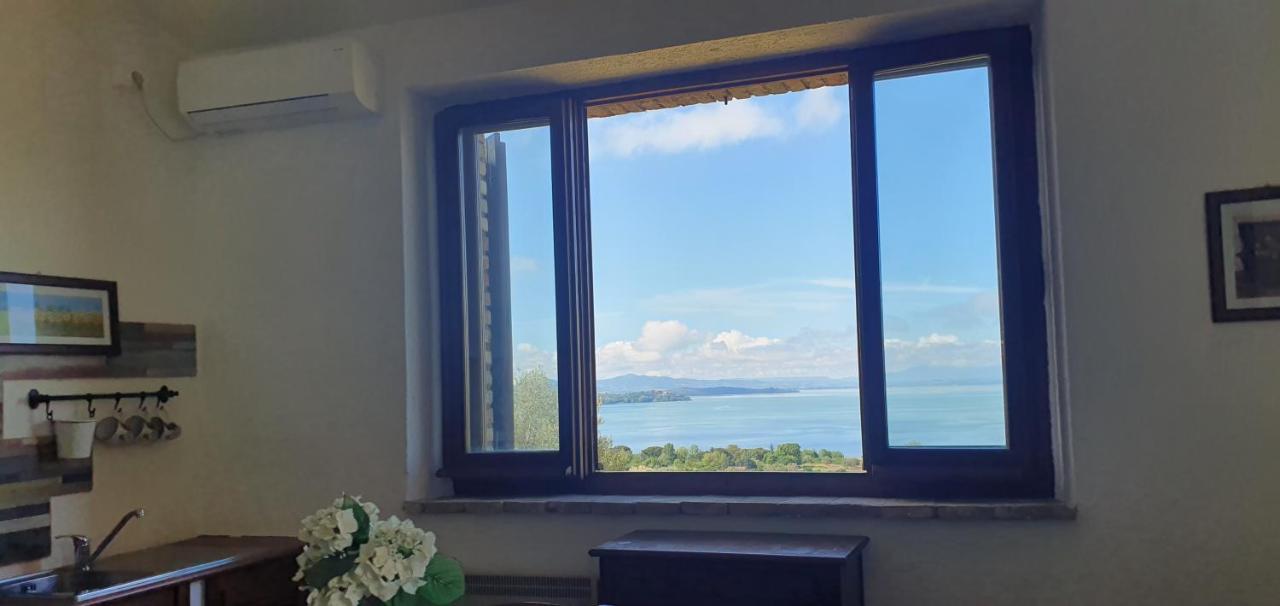Poloturisticoumbria Rustico Con Piscina Vista Lago Passignano sul Trasimeno Exterior foto